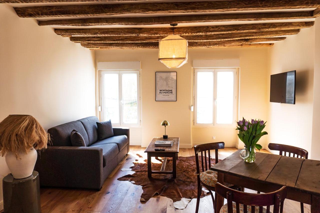 Апартаменты Les Nids Perches - Rue Sainte Croix Мортань-о-Перш Экстерьер фото